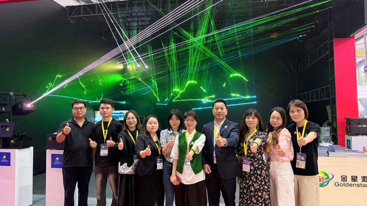 GoldenStar Laser Presents at GETshow 2026 Guangzhou Professional Lighting Show