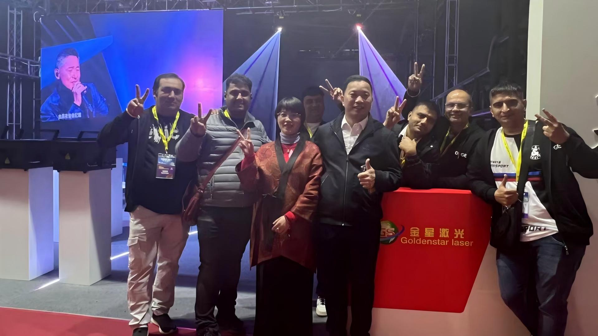 GoldenStar Laser Presents at GETshow 2024 Guangzhou Professional Lighting Show