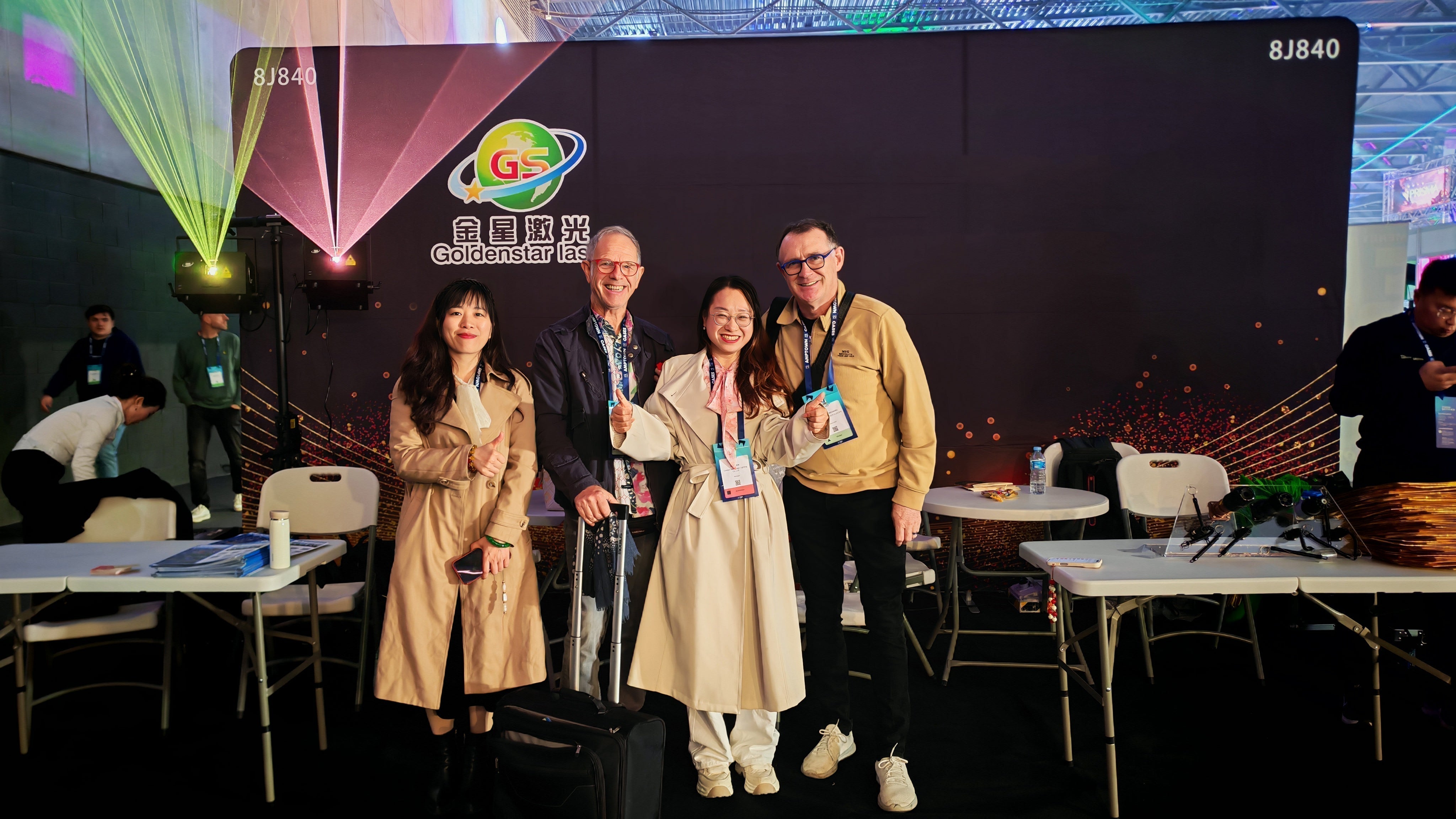 GoldenStar Laser Exhibits at ISE 2025 Integrated Systems Europe Barcelona Spain