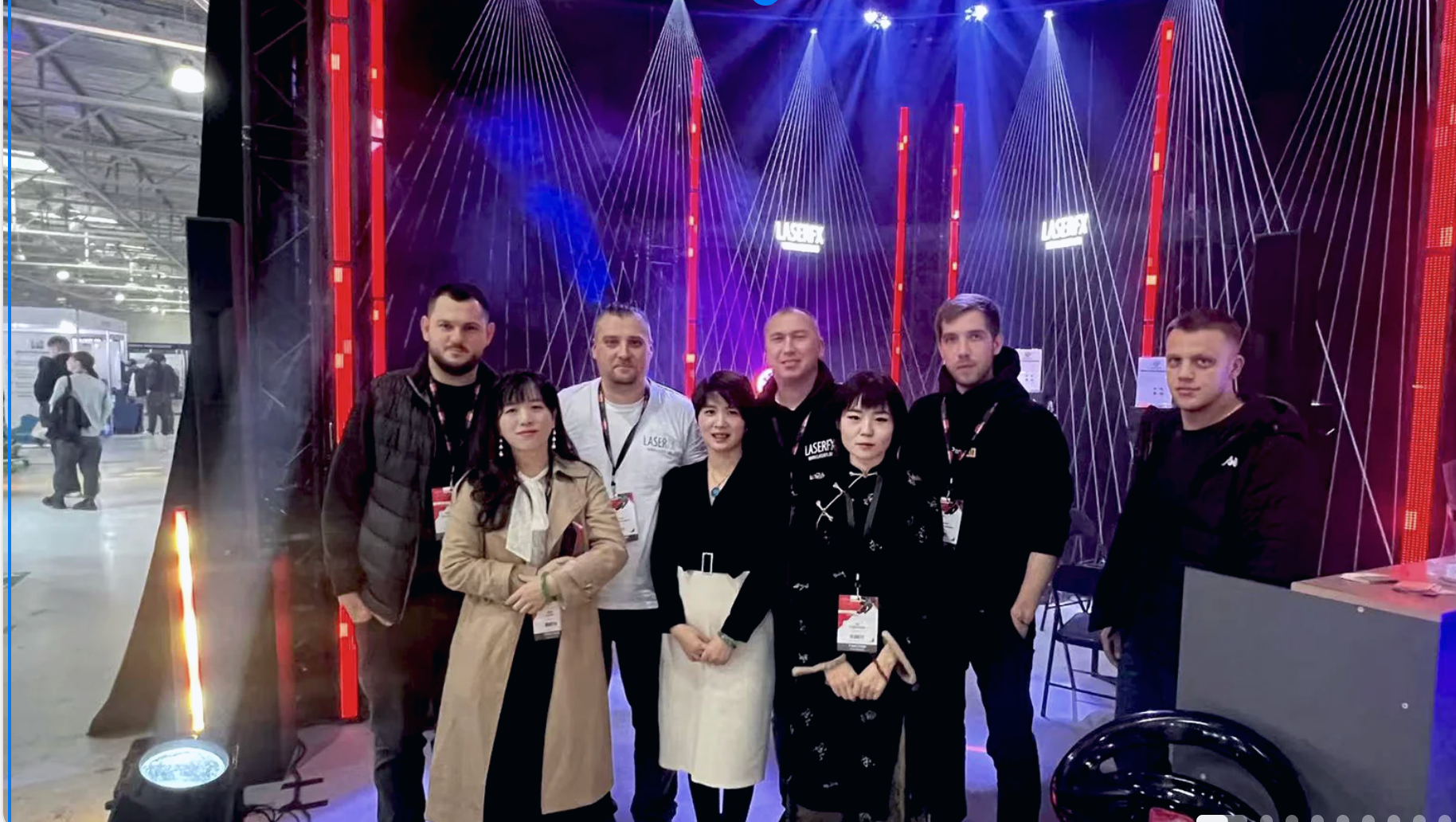 GoldenStar Laser Shines at Light + Audio Tec 2025 Professional Exhibition Moscow
